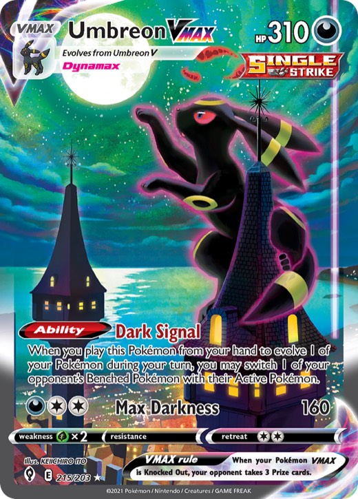 Umbreon VMAX, 215/203 alternate art